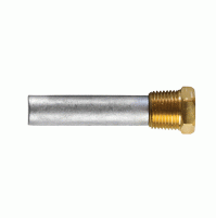 USA pencil anode universal type Complete with brass plug - ZINC + BRASS - 19mm-3/4" - TEC-E5 - Tecnoseal